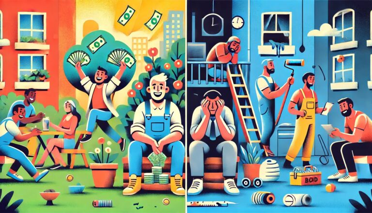 landlord enjoying profits and hating repairs