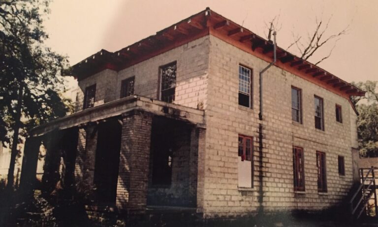 100 year-old-house that the author bought in Mobile, Alabama